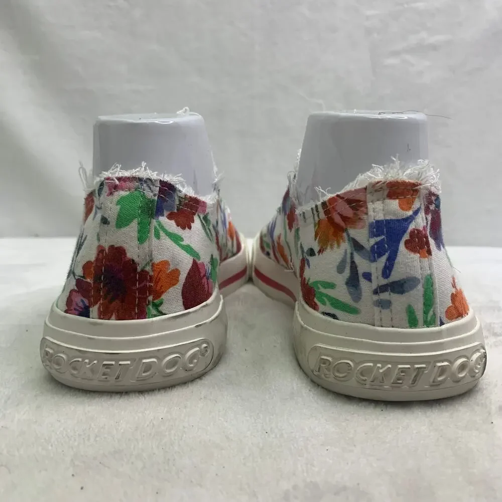 NWOT Blowfish Malibu Mandi Floral Print Canvas Sneakers Slip On Shoes Casual